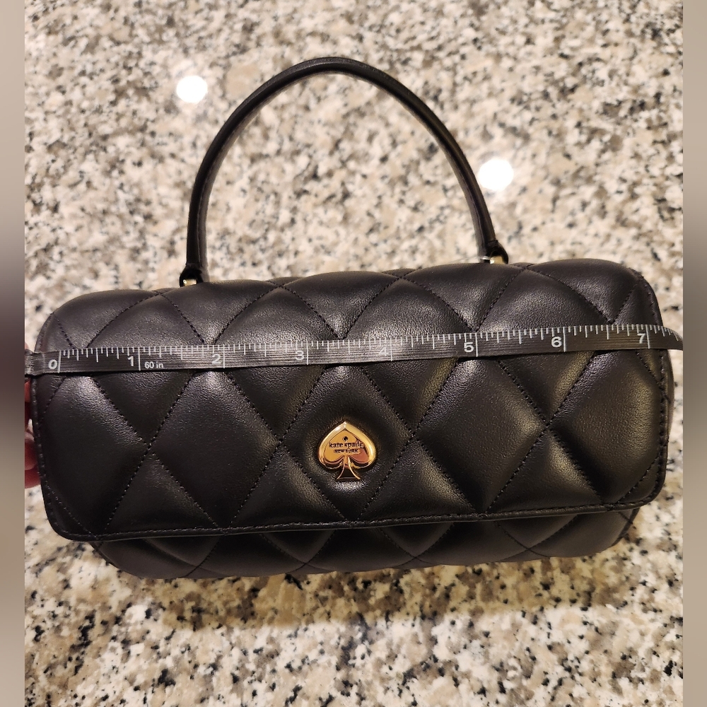 New With Tag Kate Spade Heart Quilted Leather KK175 Bag - Picture 10 of 11